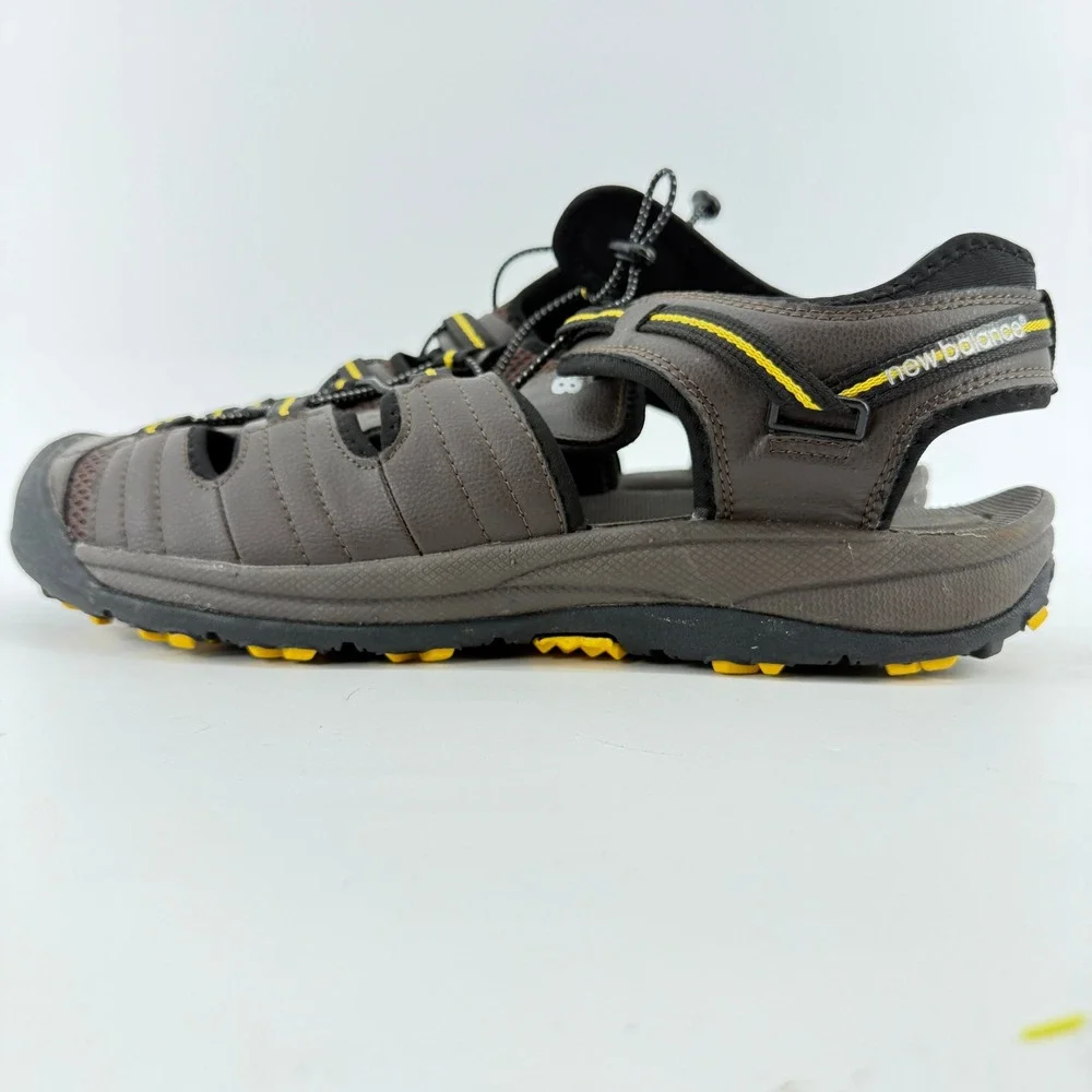 New Balance M2040BR Sandals Mens 15W Brown Closed Toe Hiking Trail Bungee